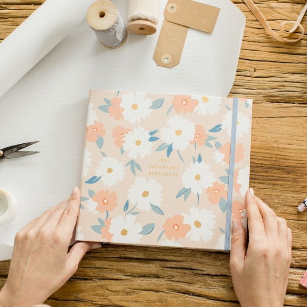 Sünnipäevade märkmik 6 lk. Pink Daisy - Busy B-image-3