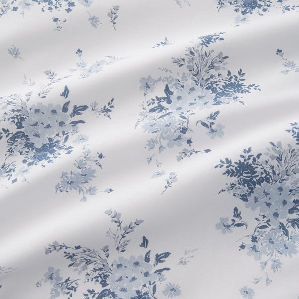 Valge-sinine voodipesu 135x200 cm Lucie Floral Frill - Catherine Lansfield-image-4