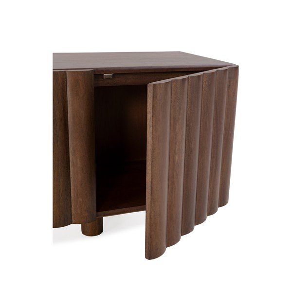 Pruun mangopuidust telekaalus 160x55x40 cm Tamira - MOME-image-4