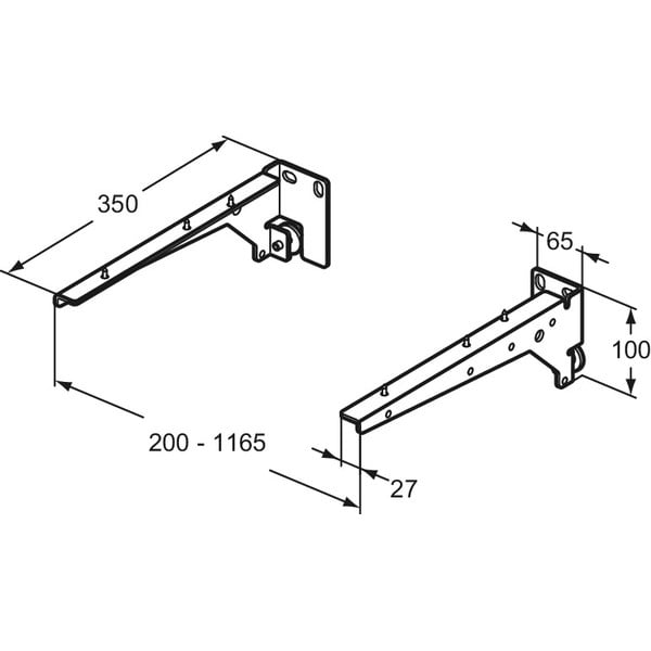 Hõbedane tööpinna metallist tugi i.Life – Ideal Standard-image-3