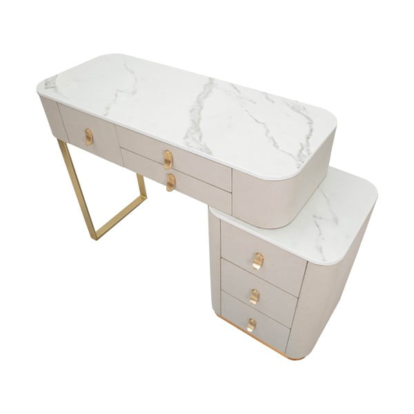 Konsoollaud beež-kuldne 40x120 cm Beauty - Mauro Ferretti-image-3