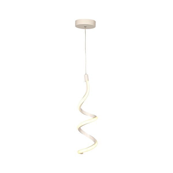 Valge metallist LED rippvalgusti ø 12 cm Hilton - Squid Lighting