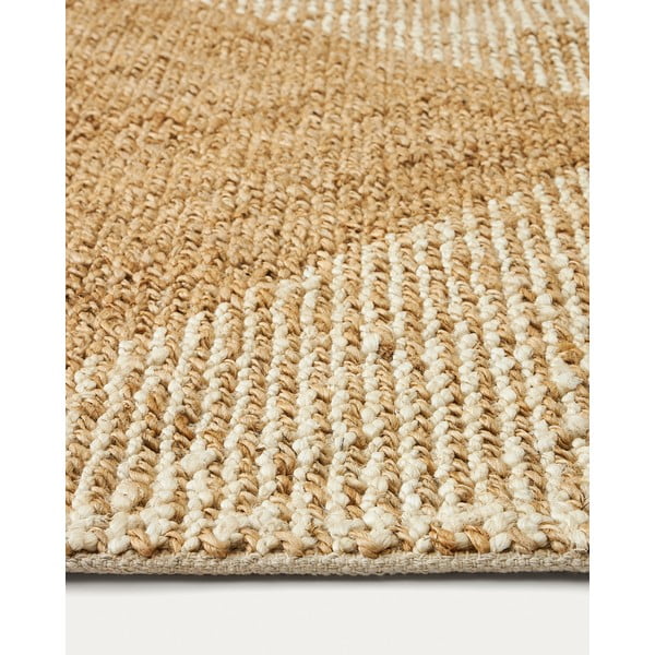 Beež-kreem džuudist vaip 160x230 cm Maelan - Kave Home-image-3