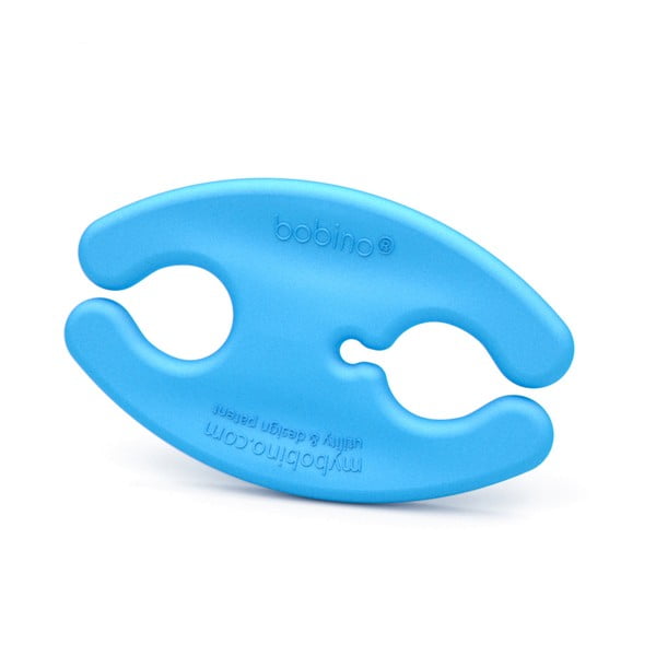 Modrá spona na sluchátka Bobino® Cord Wrap, S