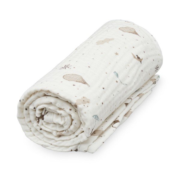 Elevandiluu värvi orgaanilisest puuvillast beebide tekk 100x100 cm Dreamland - Cam Cam Copenhagen