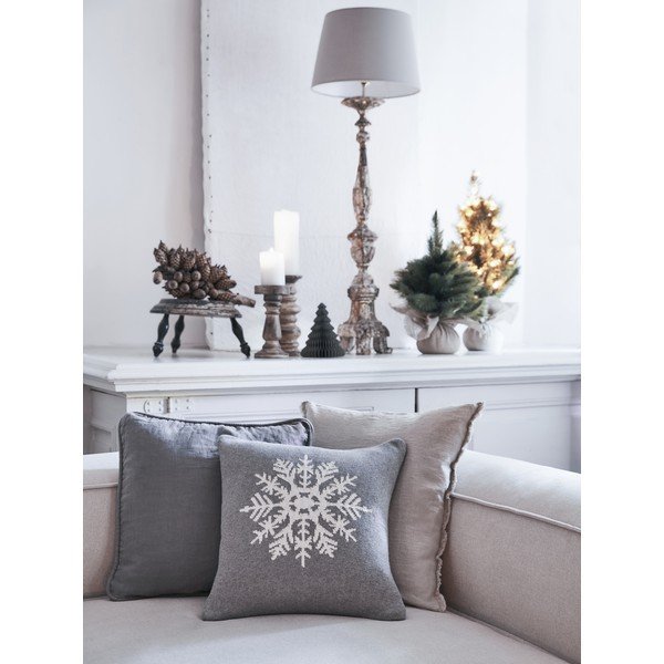 Padjapüür 40x40 cm Snowflake - Westwing Collection-image-3