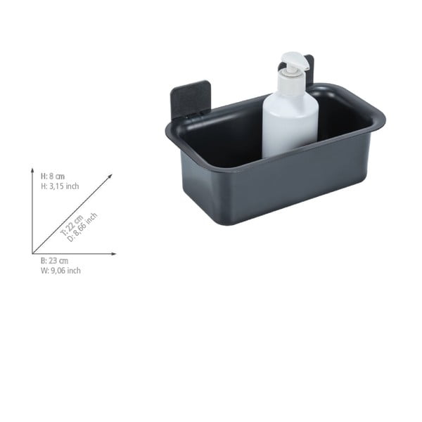 Must vannitoa riiul (ilma puurimiseta) Parma - Allstar-image-4