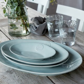 Türkiissinine keraamiline taldrik, laius 40 cm Nova - Costa Nova