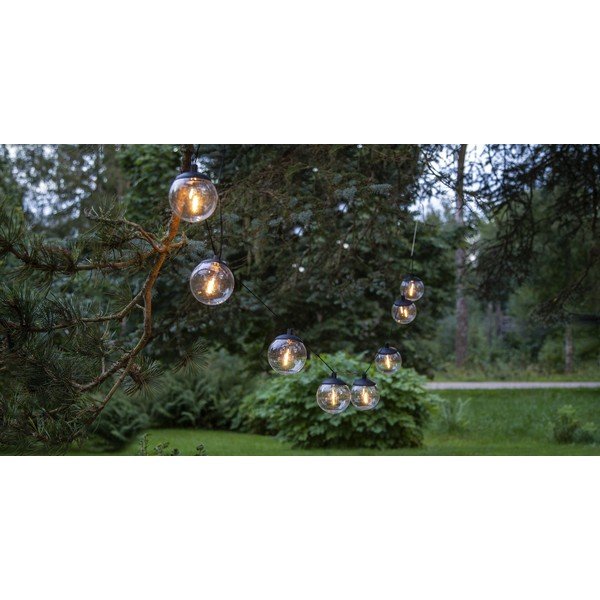Päikeseenergial töötav valguskett, pirnide arv 8 tk, pikkus 210 cm Globe - Star Trading-image-3