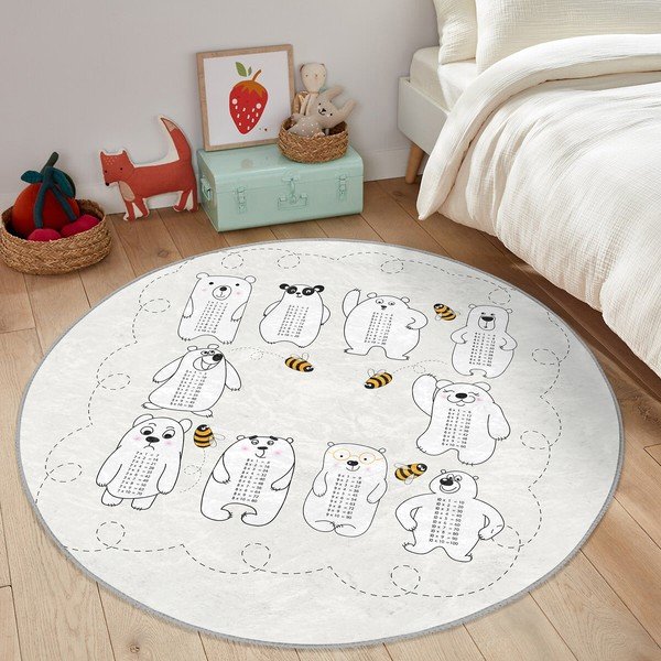 Kreem laste vaip ø 80 cm Comfort - Mila Home-image-2