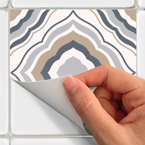 Komplekt 24 seinakleebist Decal Tiles Azulejos , 10 x 10 cm Giacomo - Ambiance-image-1