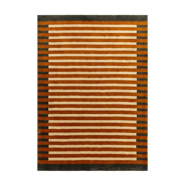 Oranž taaskasutatud kiududest vaip 120x170 cm Lois - MADE