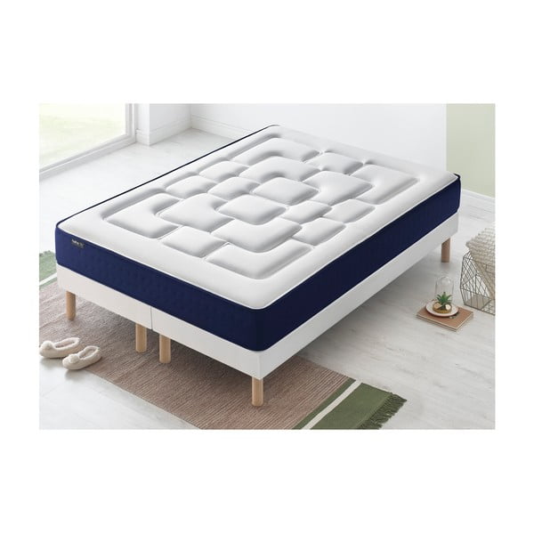 Dvoulůžková postel s matrací Bobochic Paris Velours, 80 x 200 cm + 80 x 200 cm