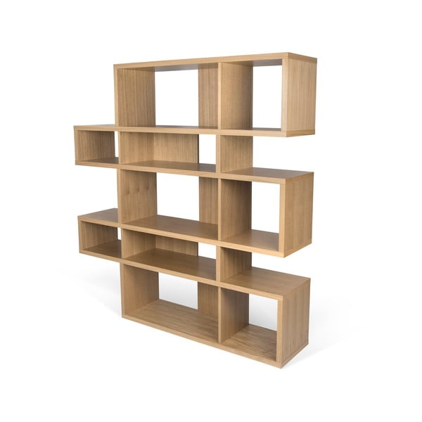 Tammepuust raamaturiiul , 34 x 160 cm London - TemaHome-image-3