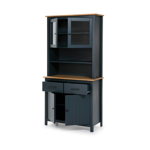 Tumesinine männi täispuidust kapp 90x180x40 cm Miranda – Marckeric-image-3