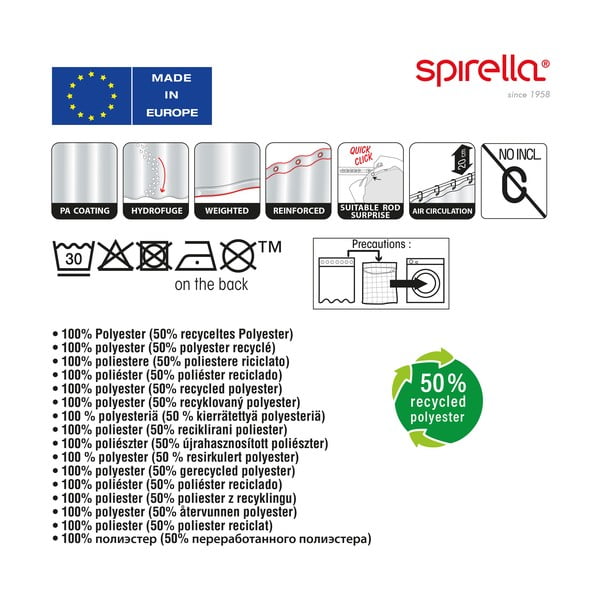 Dušikardin 180x200 cm Anemone - Spirella-image-2