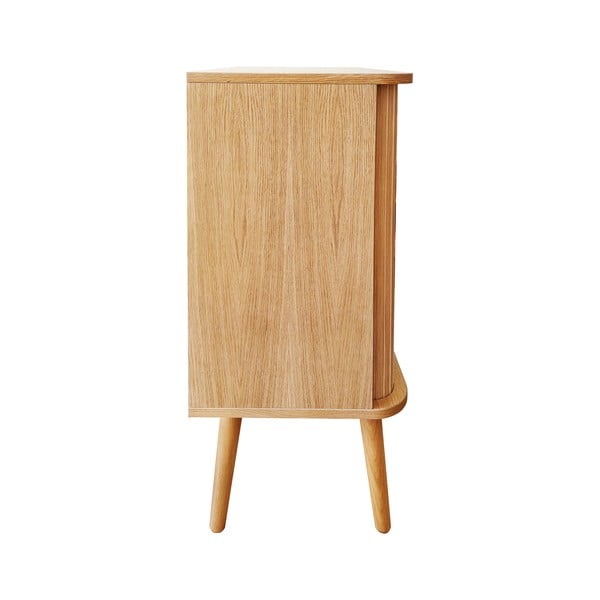 Kõrge lükandustega tammedekooriga kummut 83x95 cm Rove – Woodman-image-4