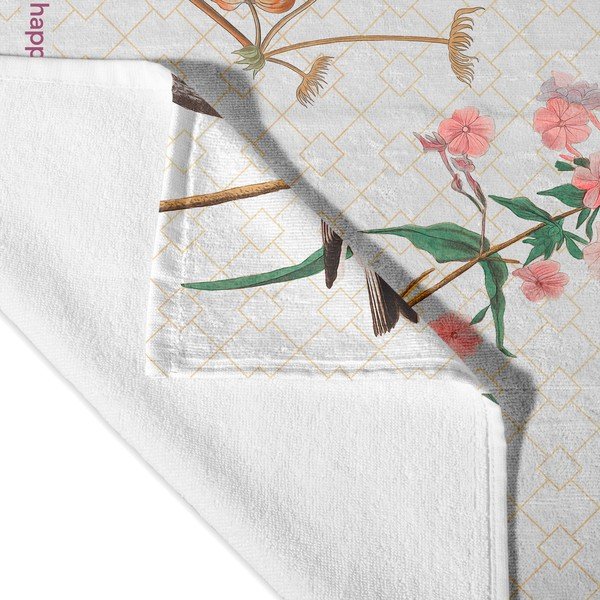 Valge rätik 70x150 cm Blooming - Happy Friday-image-3