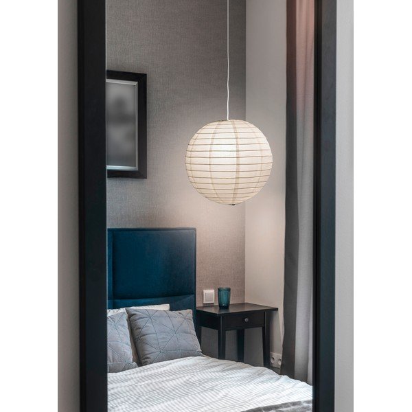 Valge lambivari ø 40 cm Paper - Trio-image-1