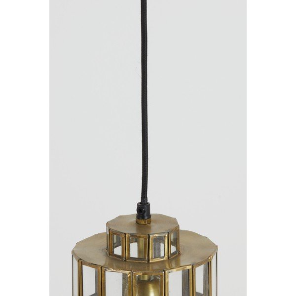 Pronksist ripplamp klaasist varjuga Søstrene - Light & Living-image-4