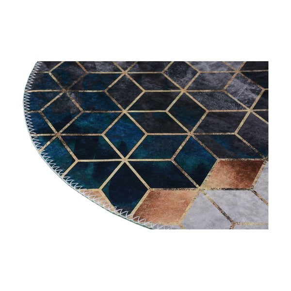 Pestav vaip valge-petrooli värvi 60x100 cm - Vitaus-image-2