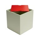 Punane-heleroheline tuhkpuidust kast 40x45 cm Vault - Hübsch