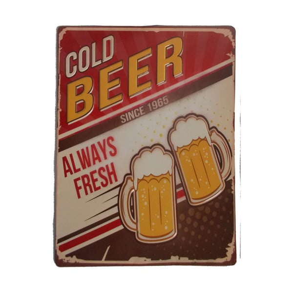 Cedule na stěnu Novita Cold Beer