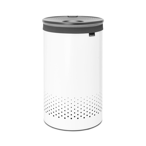 Valge metallist pesukorv 60 l - Brabantia-image-3