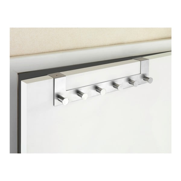 6 hõbedase konksuga uksehoidja Celano - Wenko-image-4