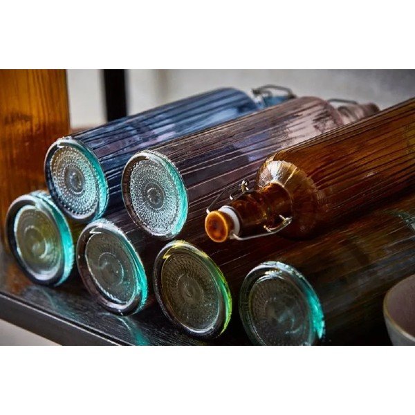 Roosa klaaspudel 750 ml Kusintha - Bitz-image-3