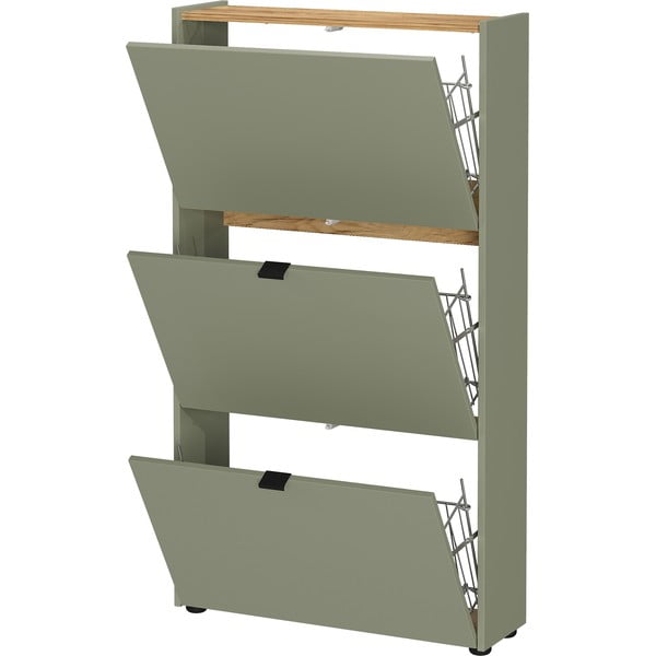 Taupe kokkupandav kingakapp 71x127x22 cm Ameca - Germania-image-2