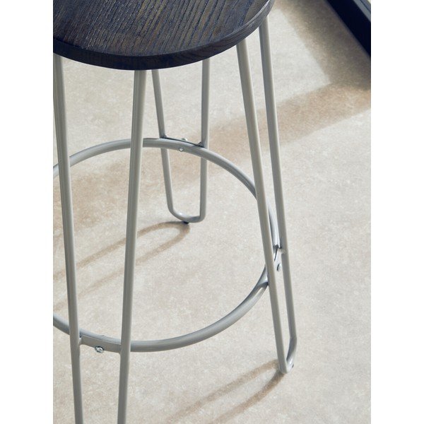 Hall/tume naturaalsest jalakaspuidust baaritool (istme kõrgus 75 cm) District - Premier Housewares-image-3