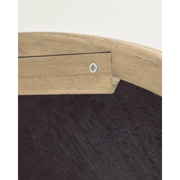 Puidust raamiga seinapeegel ø 50 cm Alum - Kave Home-image-3