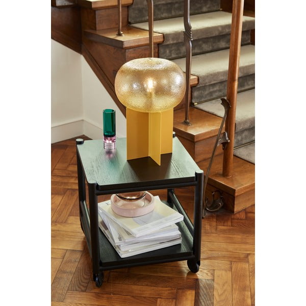 Oranž laualamp klaasist varjuga (kõrgus 36 cm) Podium - Hübsch-image-1