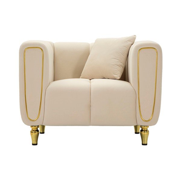 Kreem sametist tugitool Alma - Mauro Ferretti-image-2