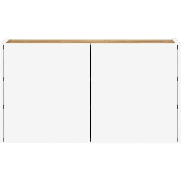 Valge tammepuust seinakapp 93x52x29 cm Libbiano - Germania-image-3