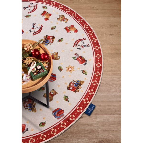 Punane jõulumotiividega ümmargune vaip ø 150 cm Red Christmas – Villeroy&Boch-image-3