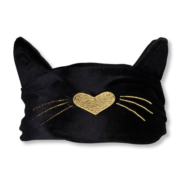 Černá maska na spaní Tri-Coastal Design Cat