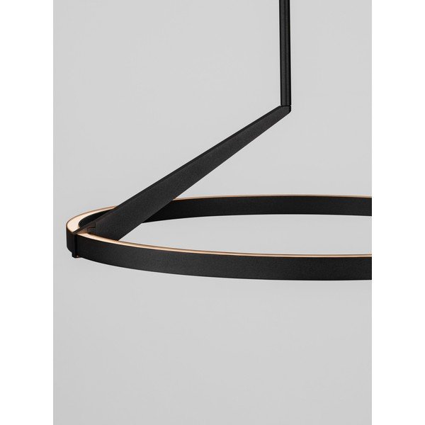 Matt must alumiiniumist LED-rippvalgusti, hämardatav, ø 60 cm Tilia - Nova Luce-image-3