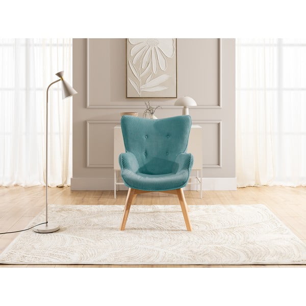 Türkiissinine velvetist tugitool Niko - Ropez-image-1