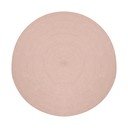 Roosa ümmargune sise- ja välistingimustes kasutatav taaskasutatud kiududest vaip ø 150 cm Rodhe - Kave Home