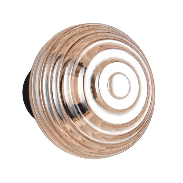 Merevaigukollane metallist LED-seinavalgusti USB-ga ø 15,5 cm Earl - Reality