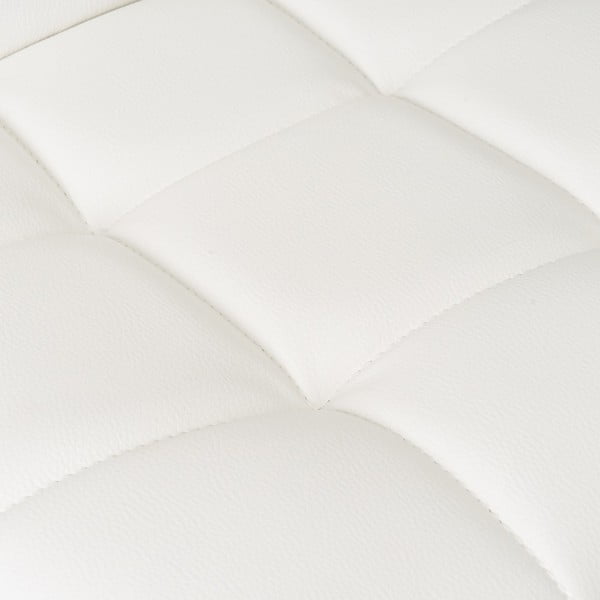 Valged kunstnahast reguleeritava kõrgusega baaritoolid 2tk komplektis (istme kõrgus 93 cm) - Casa Selección-image-2