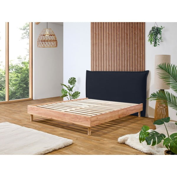 Tumesinine/füüsiline kaheinimesevoodi koos võrega 180x200 cm Charlie - Bobochic Paris-image-1