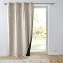 Beež sametist termokardin 140x260 cm Polarchic - douceur d'intérieur