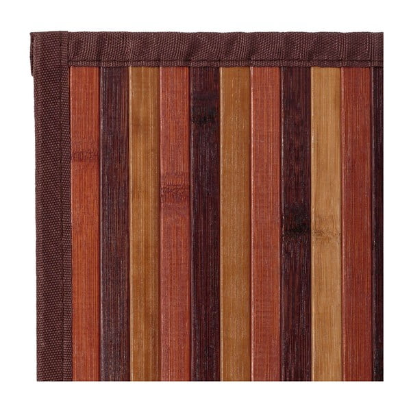 Pruun-sinepivärvi bambusest koridorivaip 60x200 cm - Casa Selección-image-2