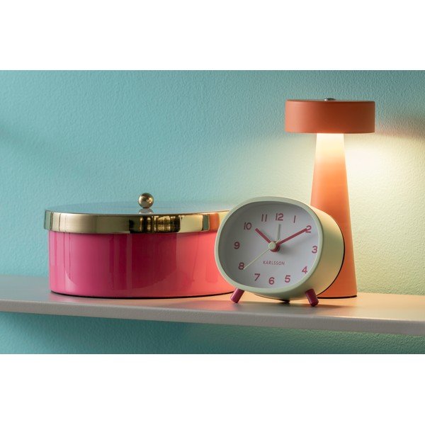 Roosa dekoratiivne metallist hoiukarp ø 16x6 cm Double Funky - PT LIVING-image-4