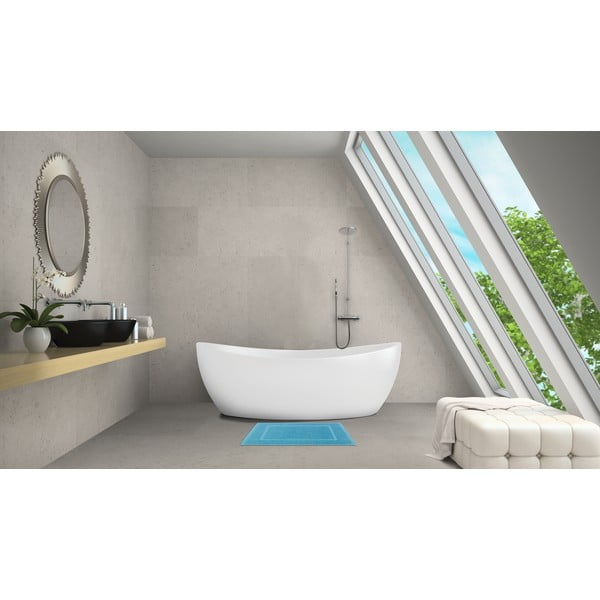 Sinine tekstiilist vannitoamatt 40x60 cm Zen - Allstar-image-1