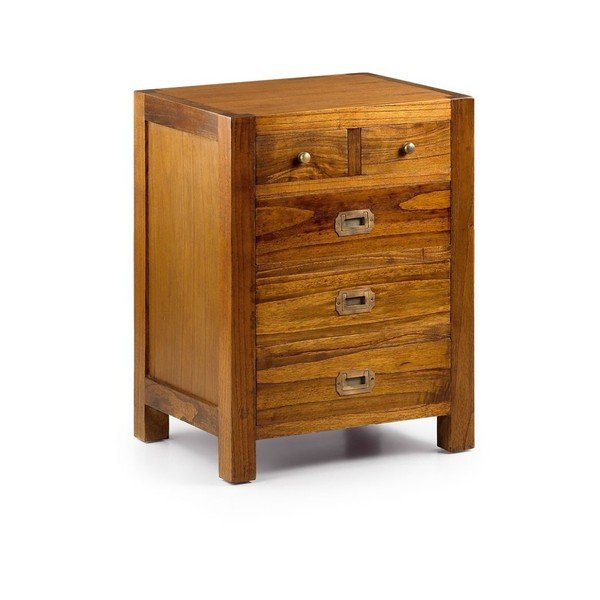 Noční stolek ze dřeva bílého cedru Moycor Star