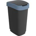 Ringlussevõetud plastist prügikast 50 L Twist - Rotho